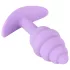 Cuties Mini Butt Plug - silikone anal plug (lilla, 2,8 cm)
