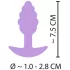 Cuties Mini Butt Plug - silikone anal plug (lilla, 2,8 cm)