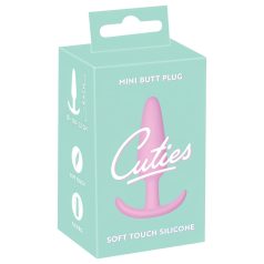Cuties - mini analplug - silikone - pink - 2,1 cm