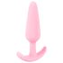 Cuties - mini analplug - silikone - pink - 2,1 cm