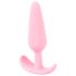 Cuties - mini analplug - silikone - pink - 2,1 cm