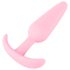 Cuties - mini analplug - silikone - pink - 2,1 cm