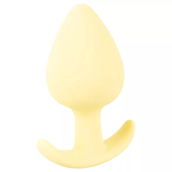 Cuties Mini Butt Plug - silikone analplug (gul, 3,1 cm)