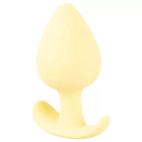 Cuties - mini analplug - silikone - gul 3,1 cm