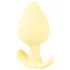 Cuties Mini Butt Plug - silikone analplug (gul, 3,1 cm)