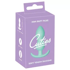 Cuties - mini analprop - blød silikone - mintgrøn 2,3cm