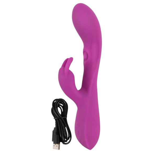 Javida - rabbit vibrator med klitorisarm - 3 motorer - lilla