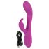 Javida - rabbit vibrator med klitorisarm - 3 motorer - lilla