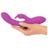 Javida - rabbit vibrator med klitorisarm - 3 motorer - lilla