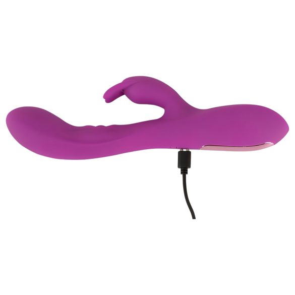 Javida - rabbit vibrator med klitorisarm - 3 motorer - lilla