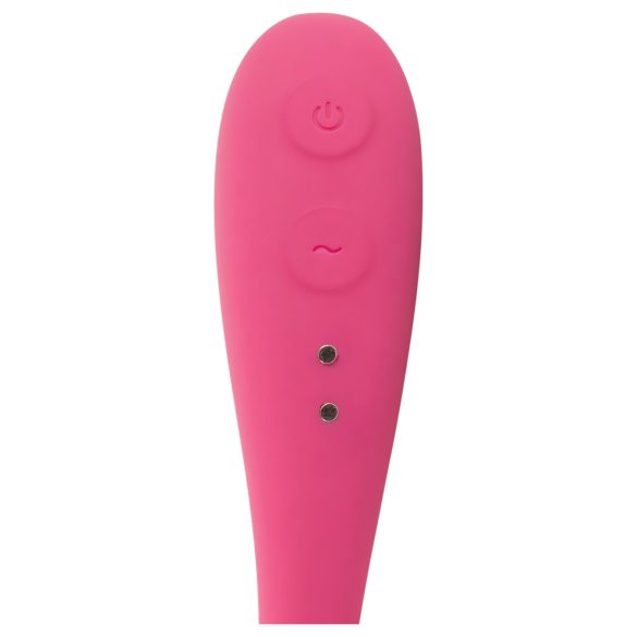 SMILE - vibratoræg med fjernbetjening - genopladelig - pink