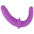 SMILE - strap-on dobbelt dildo med trusser - lilla/sort