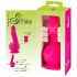 SMILE Powerful - vibrator med 2 motorer - genopladelig - sugekop - pink