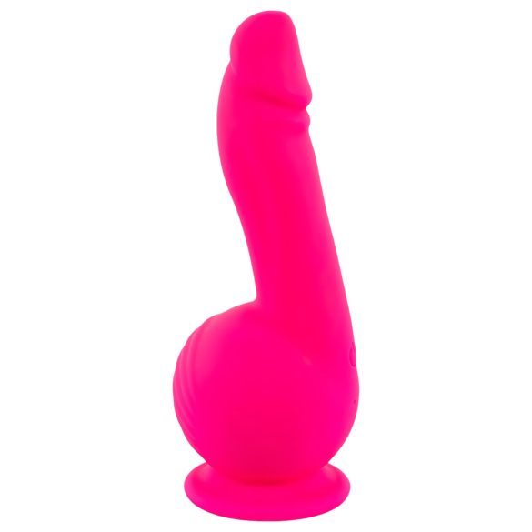 SMILE Powerful - vibrator med 2 motorer - genopladelig - sugekop - pink
