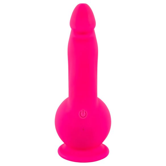 SMILE Powerful - vibrator med 2 motorer - genopladelig - sugekop - pink