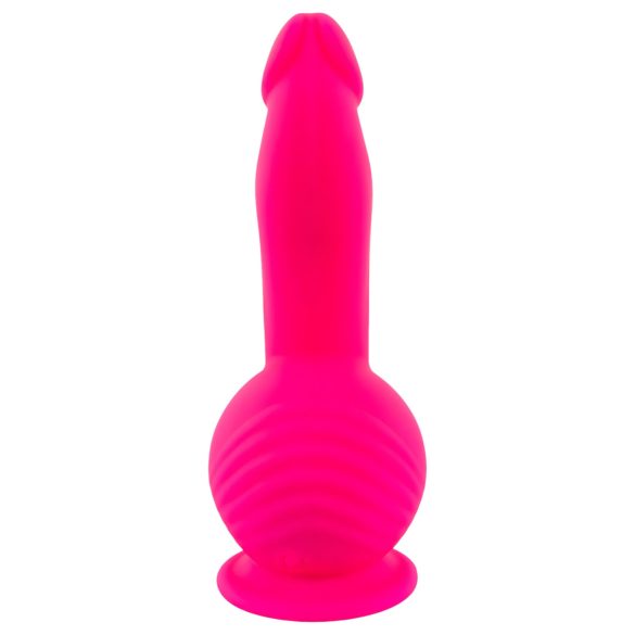 SMILE Powerful - vibrator med 2 motorer - genopladelig - sugekop - pink