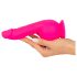 SMILE Powerful - vibrator med 2 motorer - genopladelig - sugekop - pink
