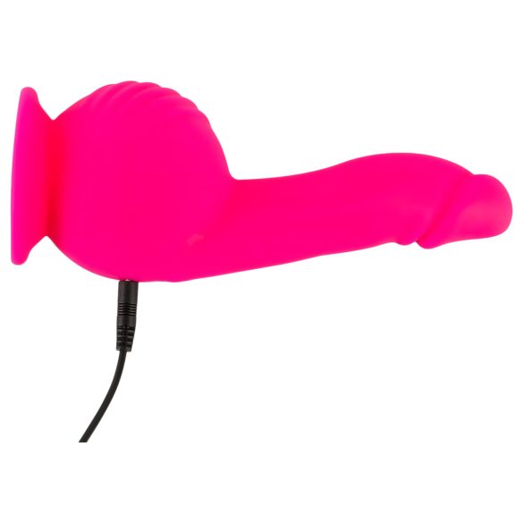 SMILE Powerful - vibrator med 2 motorer - genopladelig - sugekop - pink