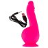 SMILE Powerful - vibrator med 2 motorer - genopladelig - sugekop - pink