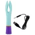 You2Toys - vibrator med 2 motorer - genopladelig vandtæt - farverig
