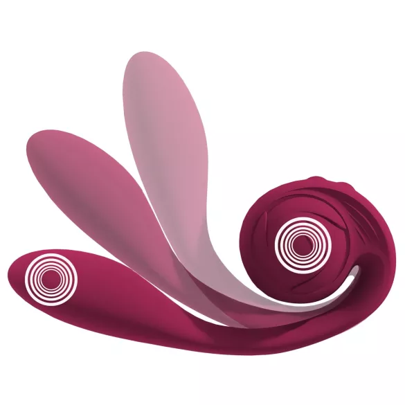 You2Toys Rosenrot - G-punkt vibrator - genopladelig vandtæt - rød