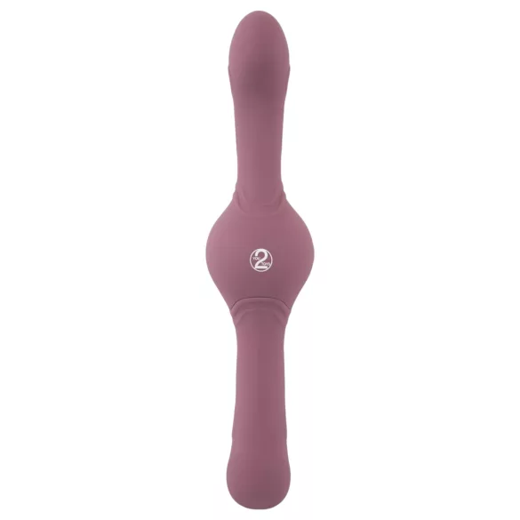 You2Toys - dobbeltvibrator - kraftig vibration - silikone/lilla