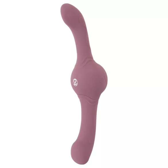 You2Toys - dobbeltvibrator - kraftig vibration - silikone/lilla