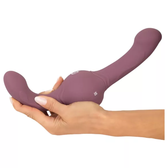 You2Toys - dobbeltvibrator - kraftig vibration - silikone/lilla