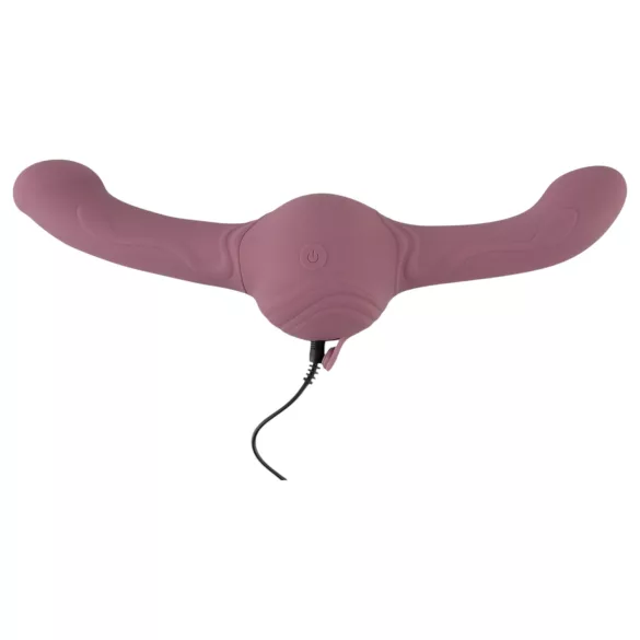You2Toys - dobbeltvibrator - kraftig vibration - silikone/lilla