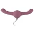 You2Toys - dobbeltvibrator - kraftig vibration - silikone/lilla