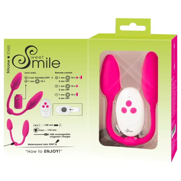 Sweet Smile - RC Dobbelt Geishakugle (pink)