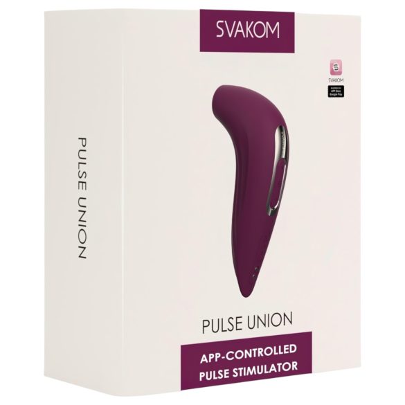 Svakom Pulse Union - klitorisvibrator med lufttryk - lilla