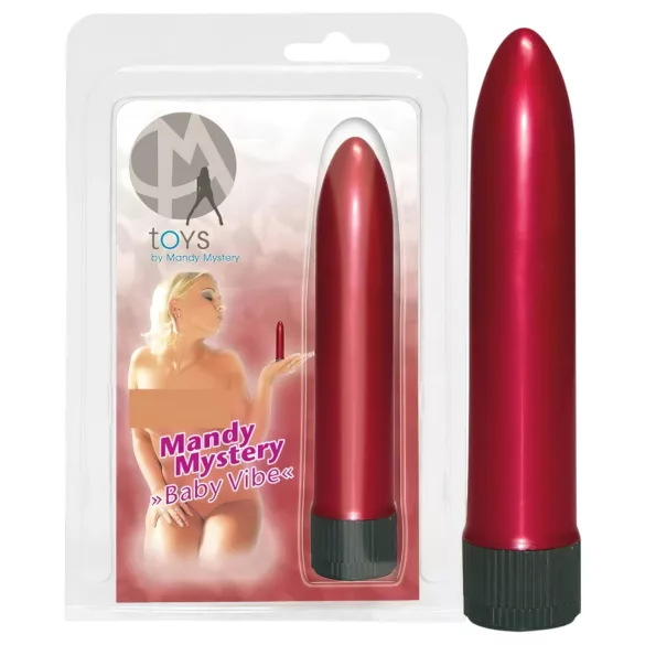 Mini vibrator - diskret - perlemorsrød