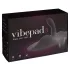 VibePad 3 - G-punkt pude vibrator - genopladelig - fjernbetjening - sort