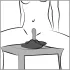 VibePad 3 - G-punkt pude vibrator - genopladelig - fjernbetjening - sort