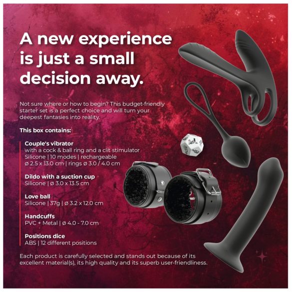 Magic Shiver Together - sexsæt til par - 5 dele