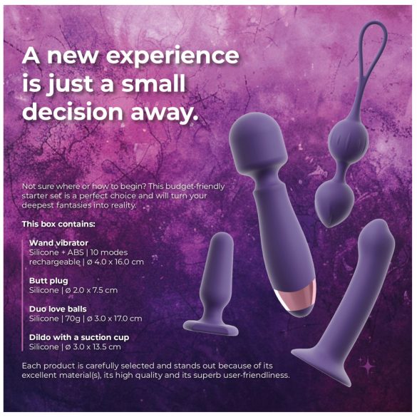 Magic Shiver Feminine - sexlegetøjssæt til kvinder - 4 dele