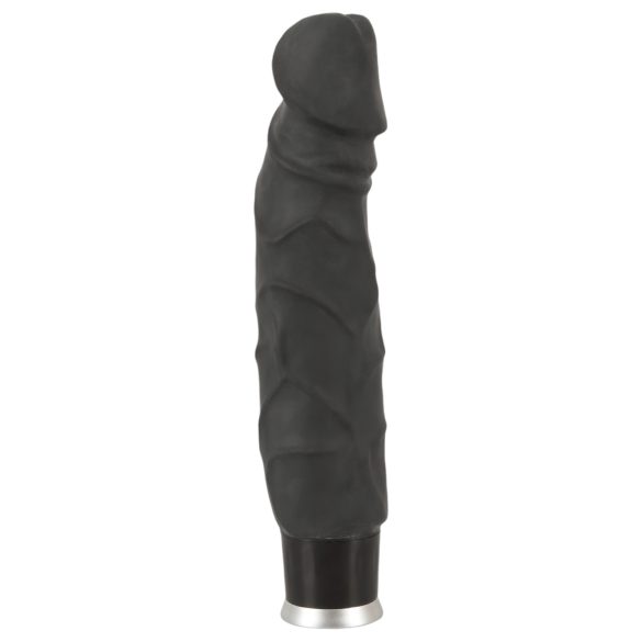 Nature Skin - realistisk vibrator - sort - 22cm