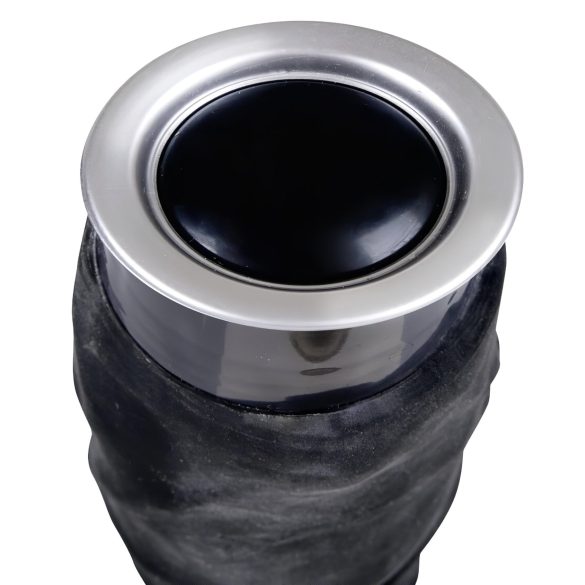 Nature Skin - realistisk vibrator - sort - 22cm