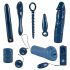 You2Toys - vibratorsæt - 9 dele - midnight blue