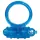 You2Toys - silikone penisring med vibration - blå