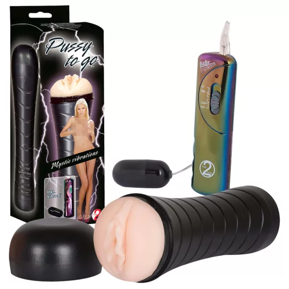 You2Toys - masturbator - diskret, blød vagina - vibrator