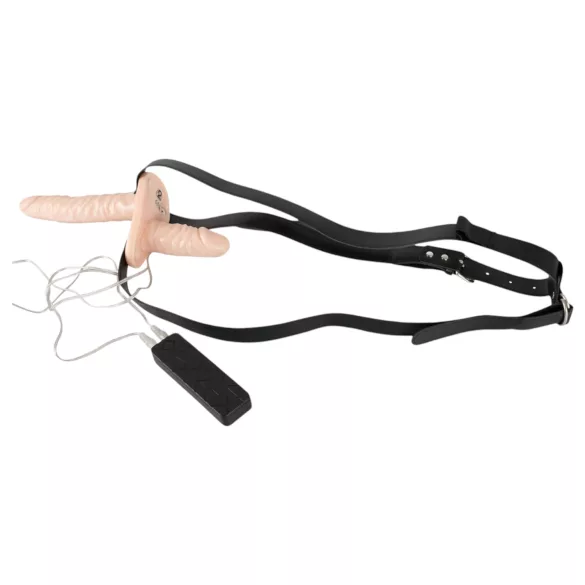 You2Toys - strap-on duo vibrator - natur