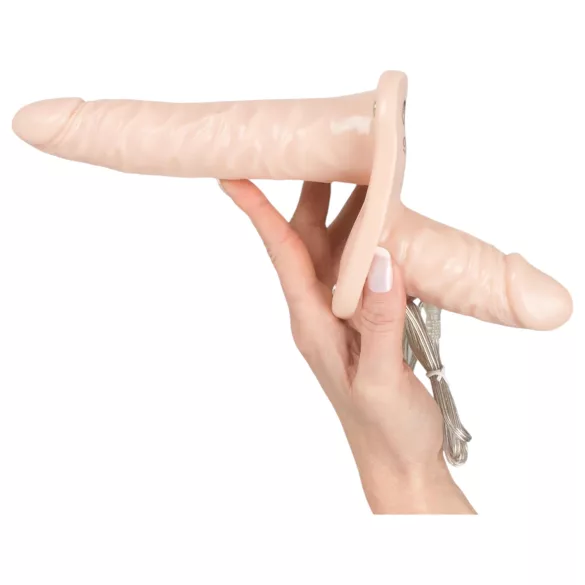 You2Toys - strap-on duo vibrator - natur