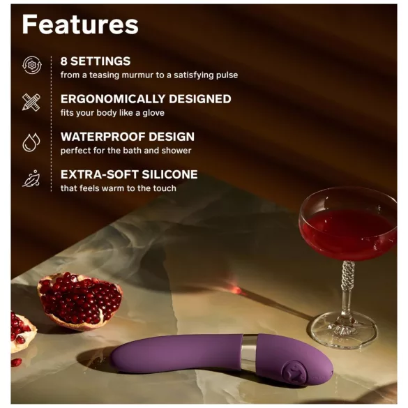 LELO - vibrator til kvinder - kraftfuld G-punktsvibrator - silikone lilla