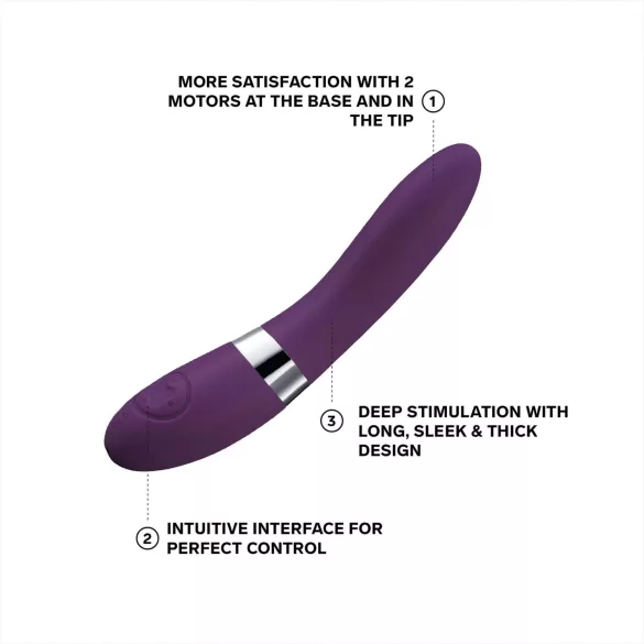 LELO - vibrator til kvinder - kraftfuld G-punktsvibrator - silikone lilla