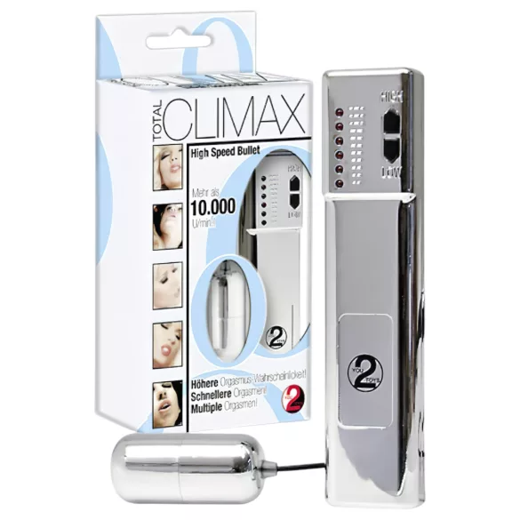 You2Toys Climax - Vibrationsæg - Trådløs - Sølv