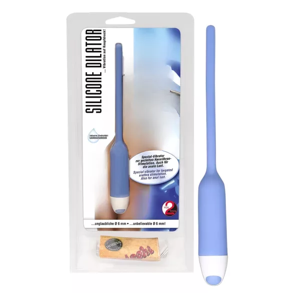 You2Toys - dilator vibrator - lille størrelse - silikone blå