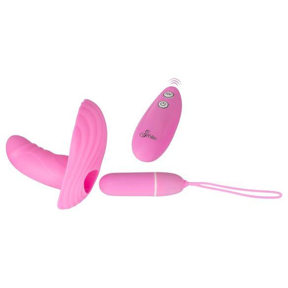 SMILE Shelly - fjernbetjent trussevibrator - rosa