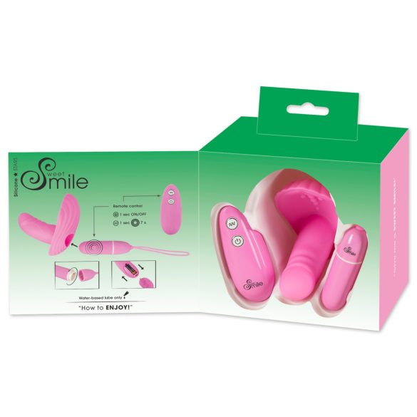 SMILE Shelly - fjernbetjent trussevibrator - rosa